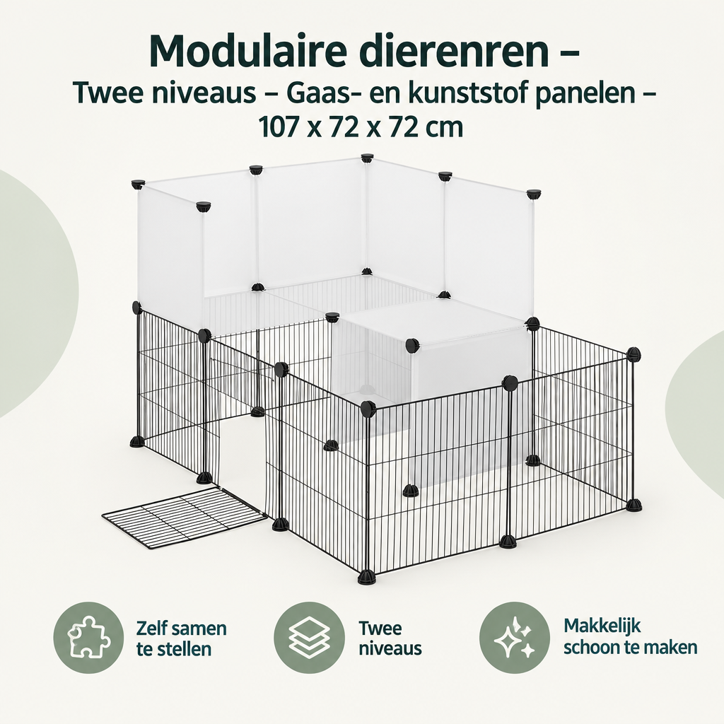 Overzicht van modulaire dierenren met de belangrijkste productvoordelen