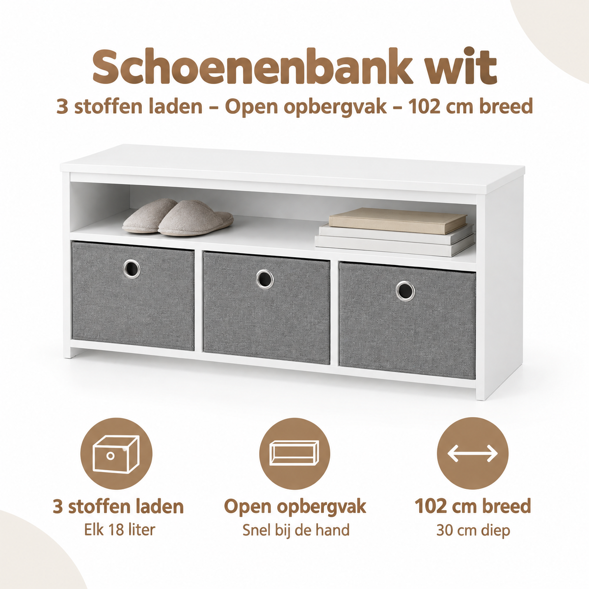 Belangrijkste voordelen en eigenschappen van schoenenbank wit