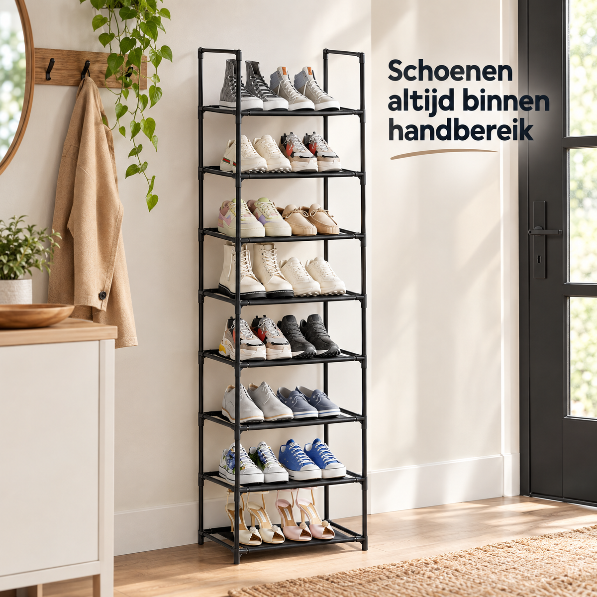 smal schoenenrek in gebruik in een passende praktijksituatie
