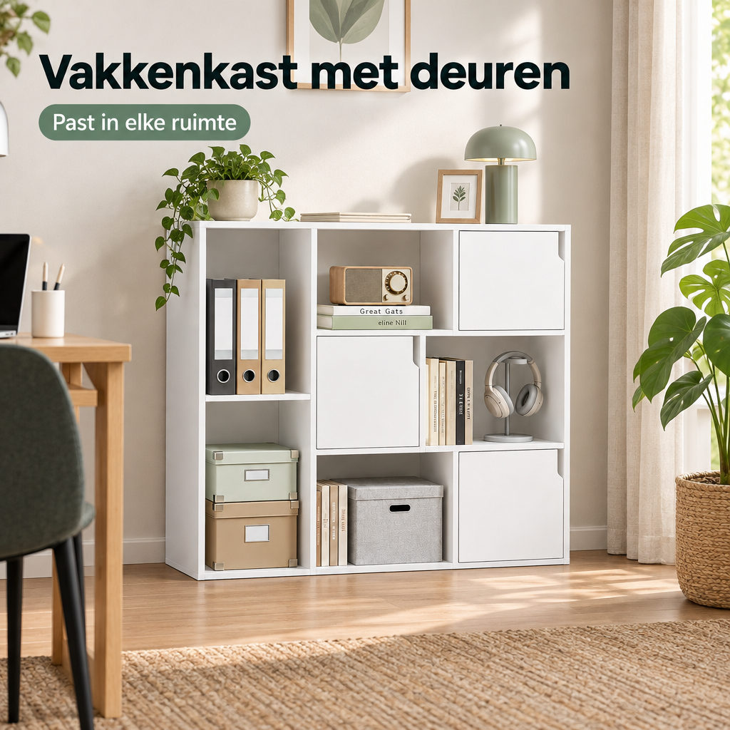 vakkenkast met deuren in gebruik in een passende praktijksituatie
