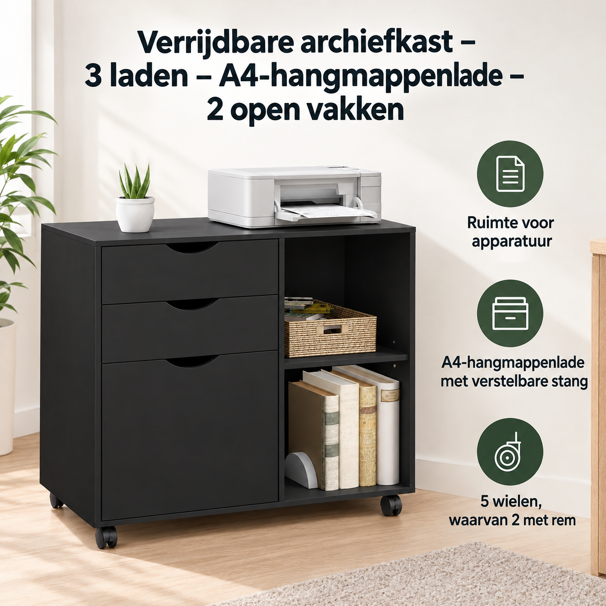 Praktische toepassing en keuzehulp voor verrijdbare archiefkast