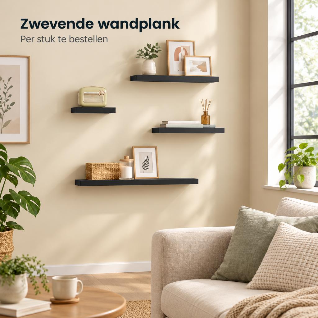 zwevende wandplank in gebruik in een passende praktijksituatie