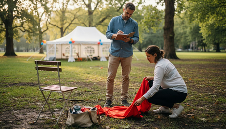 Tips voor het organiseren van een waterbestendig feest in het park