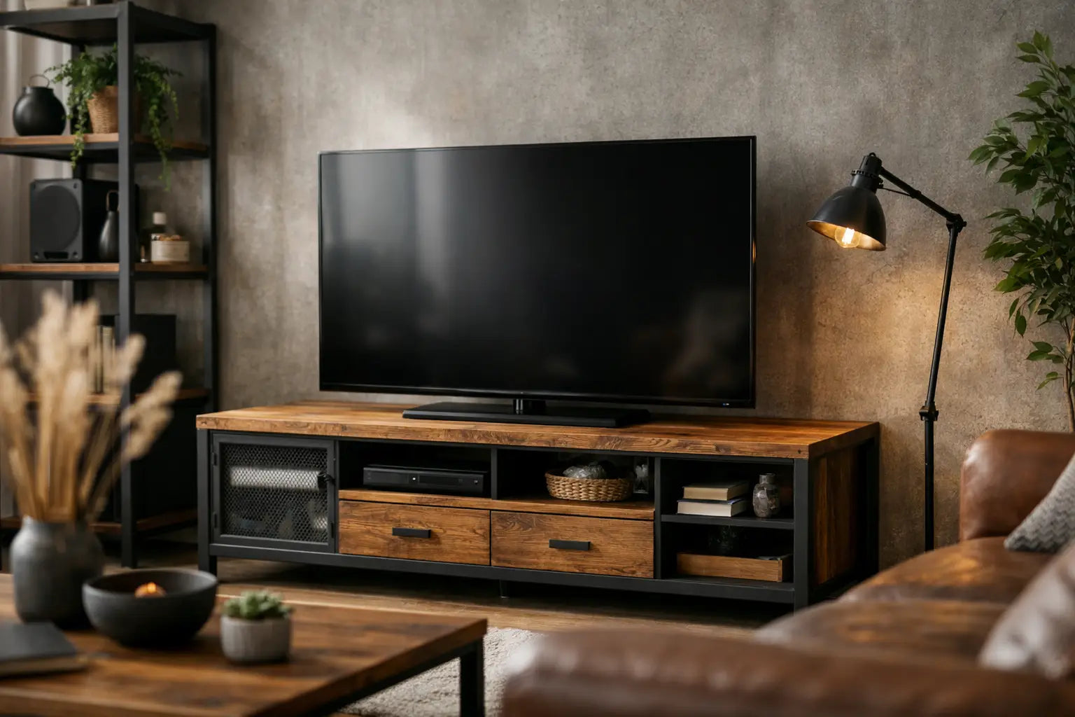 TV meubel industrieel kiezen zonder miskoop