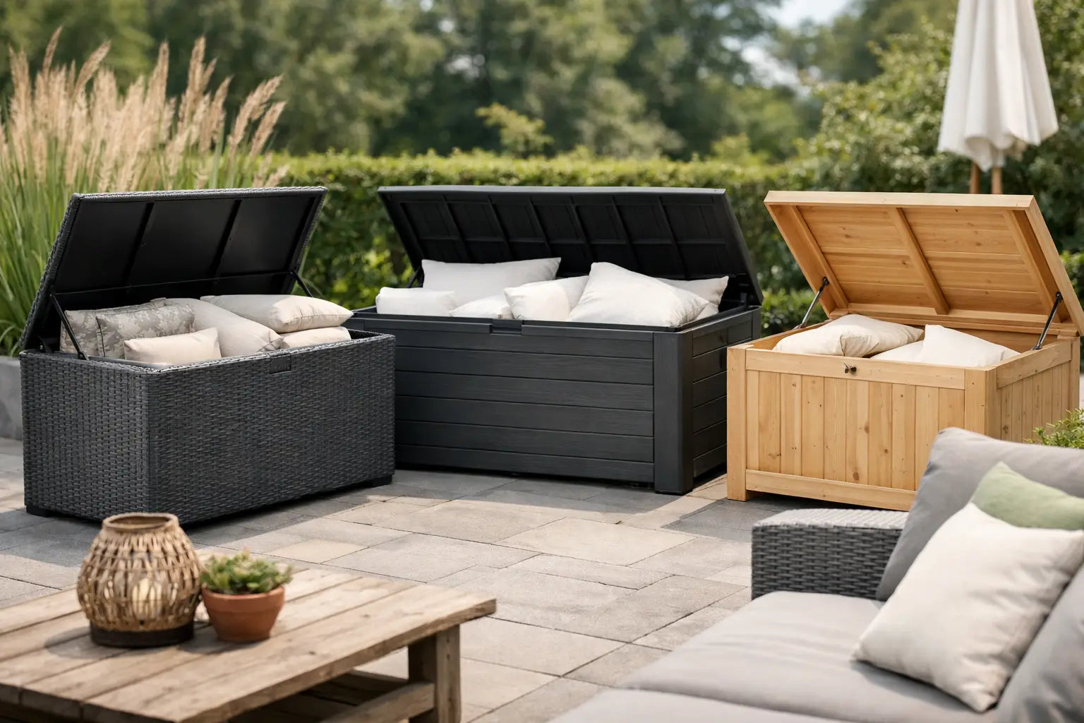 Beste opbergboxen voor tuinkussens kiezen
