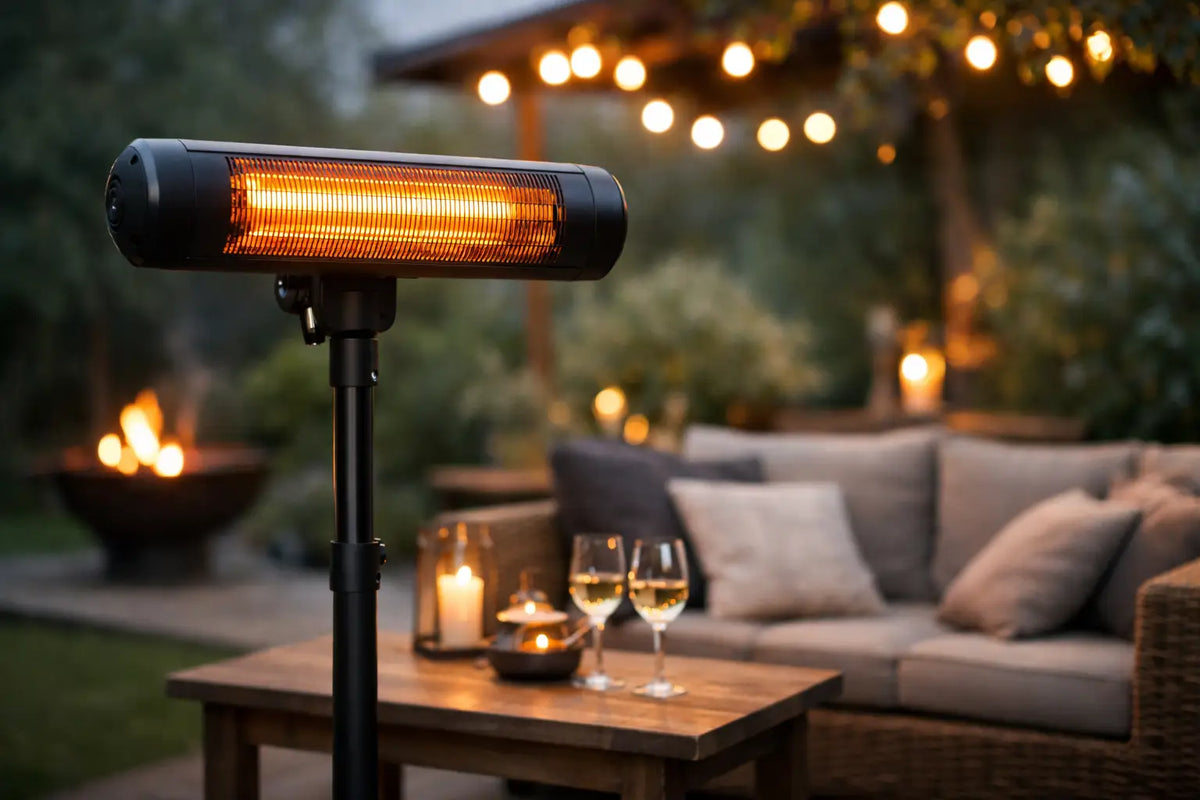 Review elektrische terrasverwarmer voor je tuin