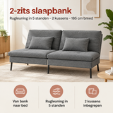 Praktische toepassing en keuzehulp voor 2-zits slaapbank