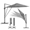 Zweefparasol 3 meter – Rond – 360° draaibaar – 5 kantelstanden