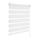 Duo rolgordijn zonder boren – Dag en nacht – Klembevestiging – 150 cm hoog