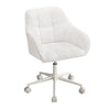 WOLTU Swivel Office Chair Chenille Makeup Chair Height Adjustable Ergonomic Gaming Chairs with High Back Desk Chair Liftable