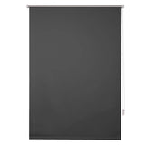 WOLTU Blackout Roller Blind Thermal Roller Blind No Drilling Required Side Pull Sun Protection Opaque Privacy for Windows Doors