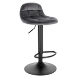 WOLTU 2PC Height-Adjustable Bar Stools with Footrest Backrest Pub Counter Height Bar Chair Office Kitchen Home Chair Decor