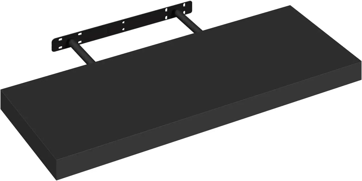 ESituro Wall Shelf Floating Shelf with Invisible Bracket Hanging Wooden Shelf for Bedroom Living Room Office