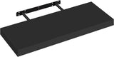 ESituro Wall Shelf Floating Shelf with Invisible Bracket Hanging Wooden Shelf for Bedroom Living Room Office
