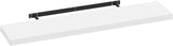ESituro Wall Shelf Floating Shelf with Invisible Bracket Hanging Wooden Shelf for Bedroom Living Room Office