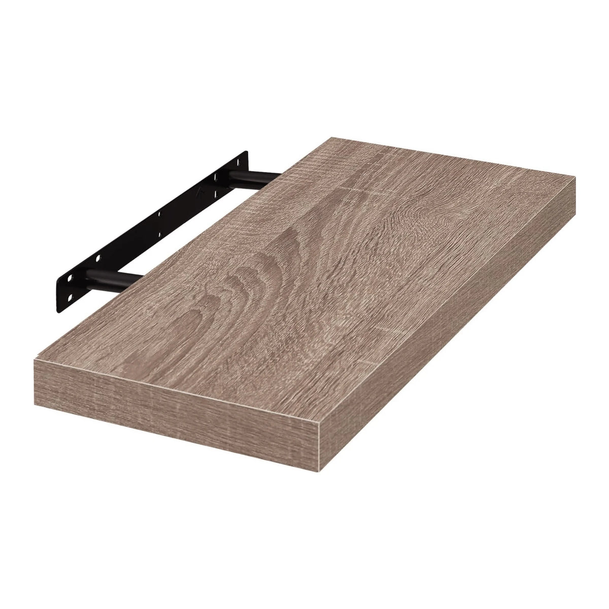 EUGAD Floating Shelf Wall Shelf DVD / CD Rack with Wooden Board Hanging Shelf Decoration for Living Room Bedroom