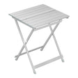Lichtgewicht campingtafel van aluminium van BukkitBow, opvouwbaar en geschikt voor outdoor gebruik, zichtbaar in de afbeelding