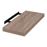 EUGAD Floating Shelf Wall Shelf DVD / CD Rack with Wooden Board Hanging Shelf Decoration for Living Room Bedroom