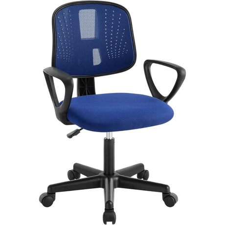Kinderbureaustoel van BukkitBow met verstelbare zithoogte, mesh rugleuning en meebewegend voor comfortabel zitten.