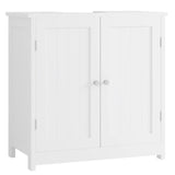 WOLTU 1PC Under Sink Cabinet Unit 60x60x30cm Bathroom Storage Wooden Washbasin Floor Cupboard with 2 Doors MDF Shelves