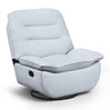 WOLTU Recliner Armchair Relax Chair Single 360° Swivel Sofa with Footrest 95cm Wide Seat with Side Storage Tilting Function Linen Look Fabric