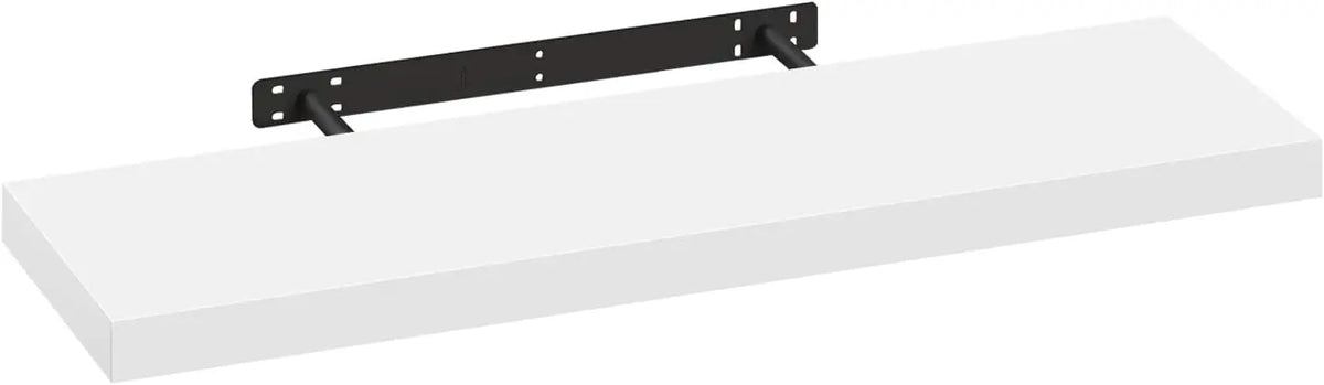 ESituro Wall Shelf Floating Shelf with Invisible Bracket Hanging Wooden Shelf for Bedroom Living Room Office
