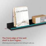 BukkitBow - Set van 3 Zwevende Wandplanken - Hout - Fotoplank - Wandrek