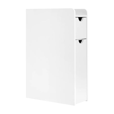 Witte badkamerkast van 16 cm breed met twee lades, compact en stijlvol design door BukkitBow