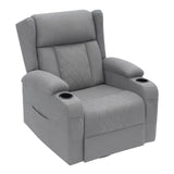 Draaibare relaxfauteuil – 360° – Verstelbare rugleuning – Voetensteun