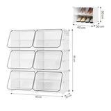 Modulaire schoenenkast – Transparante deurtjes – Zwart of wit – 60, 90 of 120 cm hoog