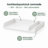 Belangrijkste voordelen en eigenschappen van aankleedopzetstuk commode