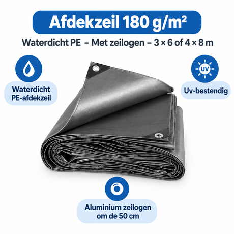 Belangrijkste voordelen en eigenschappen van afdekzeil 180 g/m²