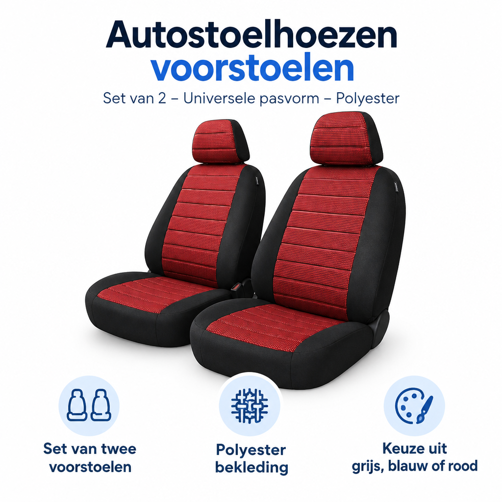 Belangrijkste voordelen en eigenschappen van autostoelhoezen voorstoelen