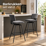 barkrukken set van 2 in gebruik in een passende praktijksituatie