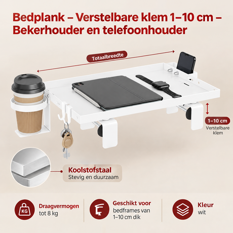 Afmetingen en productspecificaties van bedplank