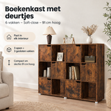 Praktische toepassing en keuzehulp voor boekenkast met deurtjes