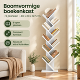 Praktische toepassing en keuzehulp voor boomvormige boekenkast