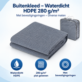 Overzicht van buitenkleed met de belangrijkste productvoordelen