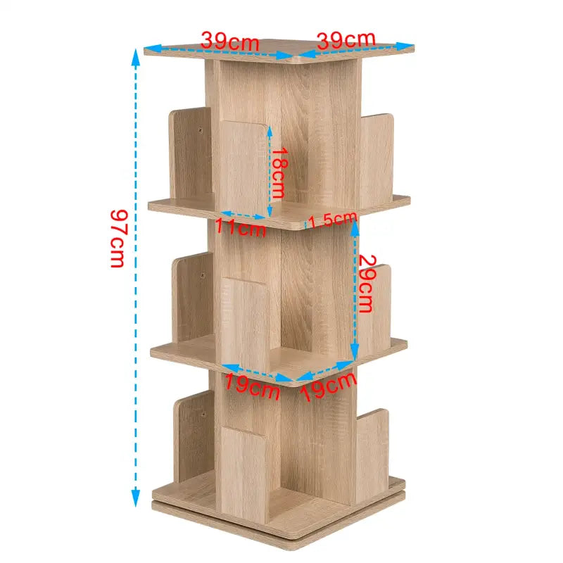 BukkitBow - 360 Graden Draaiende Boekenkast - Plank 3/4