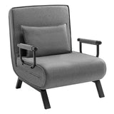 Verstelbare, opvouwbare BukkitBow 3-in-1 ligstoel met comfortabele zitting en rugleuning voor ontspanning en gemak.