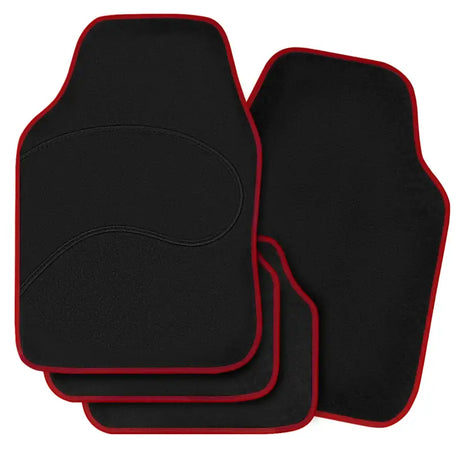 Automatten set van BukkitBow met tapijt en PP-stof, waterafstotend voor- en achtermatten, universeel passend voor auto.