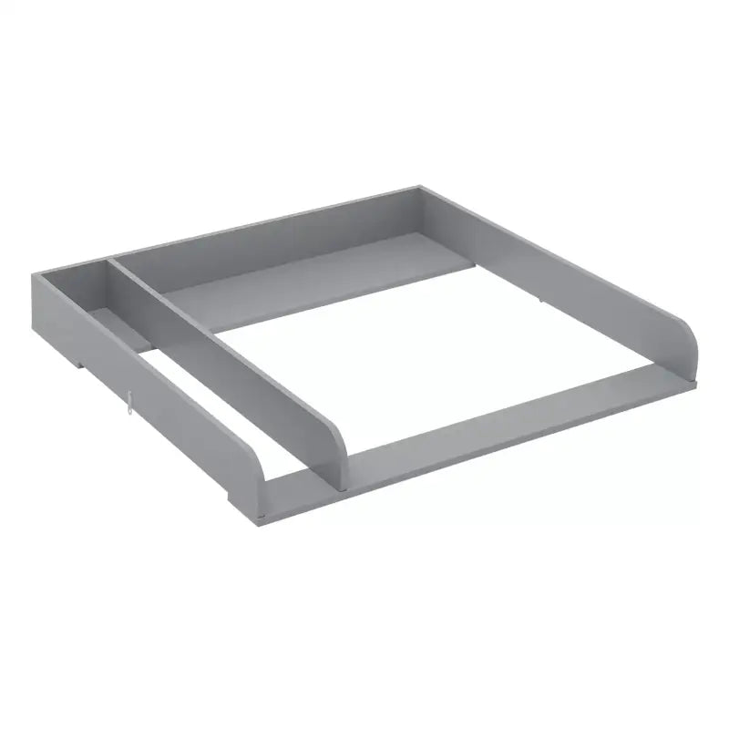 BukkitBow baby verschoontafel los opzetstuk voor commode, grijs of wit, 80x74,5x8,5 cm, geschikt voor babyverzorging.