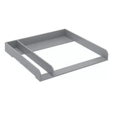 BukkitBow baby verschoontafel los opzetstuk voor commode, grijs of wit, 80x74,5x8,5 cm, geschikt voor babyverzorging.