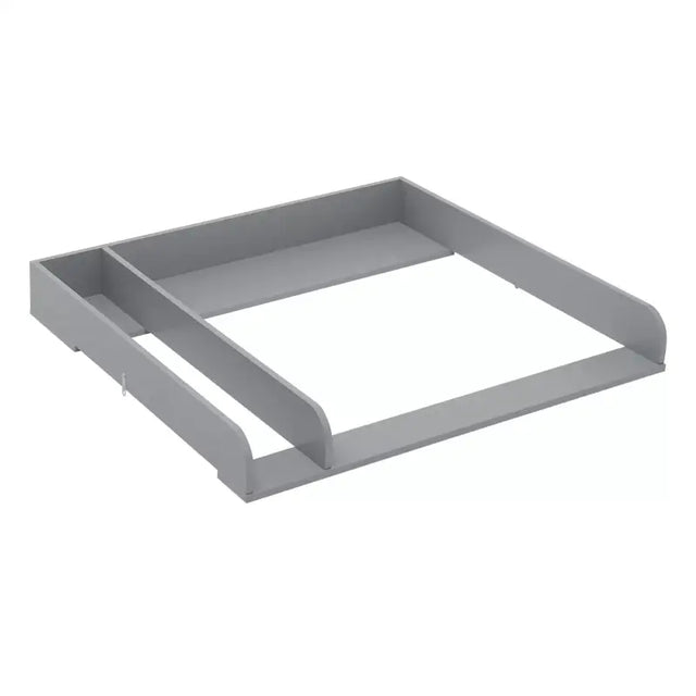 BukkitBow baby verschoontafel los opzetstuk voor commode, grijs of wit, 80x74,5x8,5 cm, geschikt voor babyverzorging.