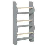 Houten BukkitBow kinderboekenkast met planken voor boeken en speelgoed, ideaal voor de kinderkamer.