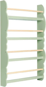Houten kinderboekenkast van BukkitBow met boekenplanken, geschikt voor kinderkamer, speelgoedkast en boekenrek voor kinderen.