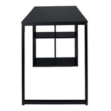 BukkitBow bureau met vakkenkast, spaanplaat tafelblad en metalen frame, werkstation van 120x60cm, geschikt voor kantoorgebruik