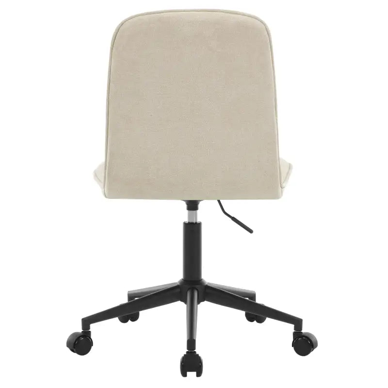 BukkitBow comfortabele bureaustoel met zachte badstof bekleding, verstelbare hoogte en ergonomisch ontwerp voor optimaal zitcomfort.