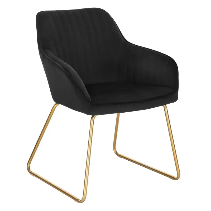 BukkitBow eetkamerstoel, comfortabele en stevige stoel met ergonomisch ontwerp, vloerbescherming en multifunctioneel gebruik, 82,5 cm hoog