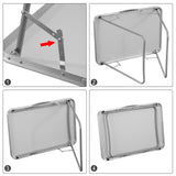 BukkitBow compacte opvouwbare campingtafel met handvat, lichtgewicht en makkelijk te dragen, ideaal voor outdoor kampeeractiviteiten